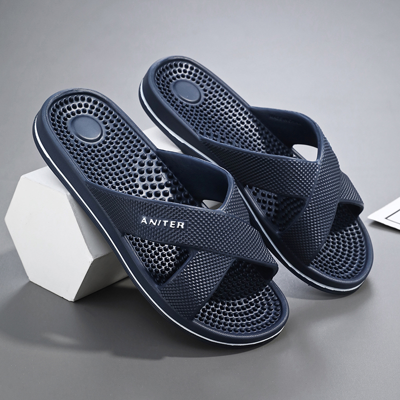 Foot Bath Massager - Size 48 Massage Slippers Men's Summer