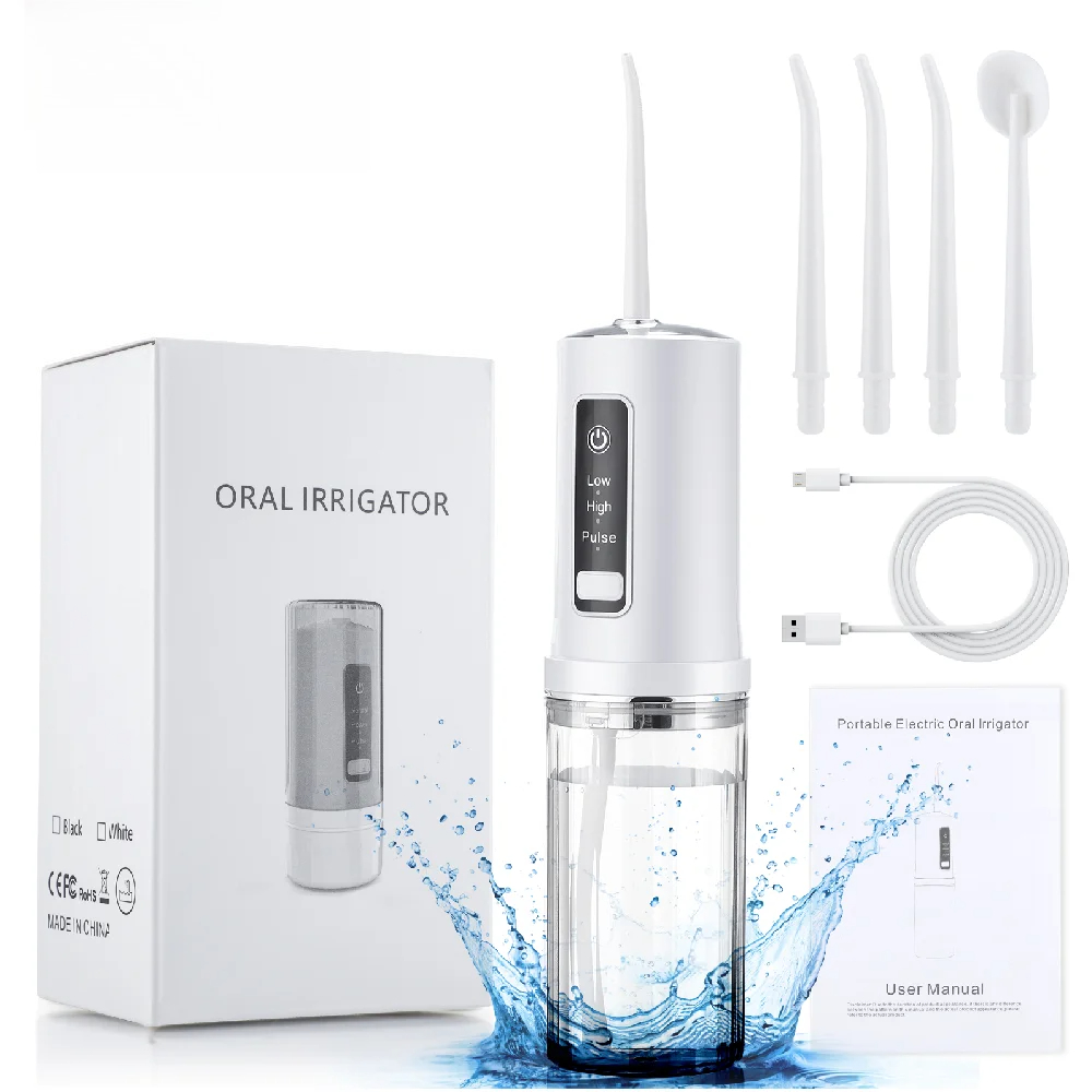 Oral Irrigator Flosser - Portable Water Flossers for Teeth 230ML