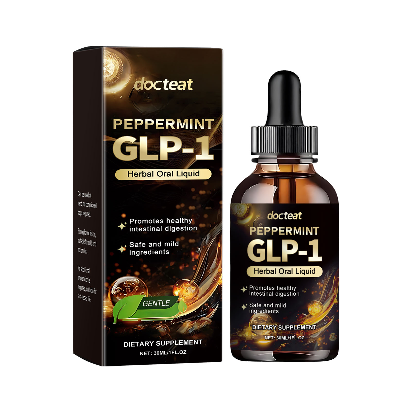 Health Wellness Goals - Wellness Support Drops for Men and