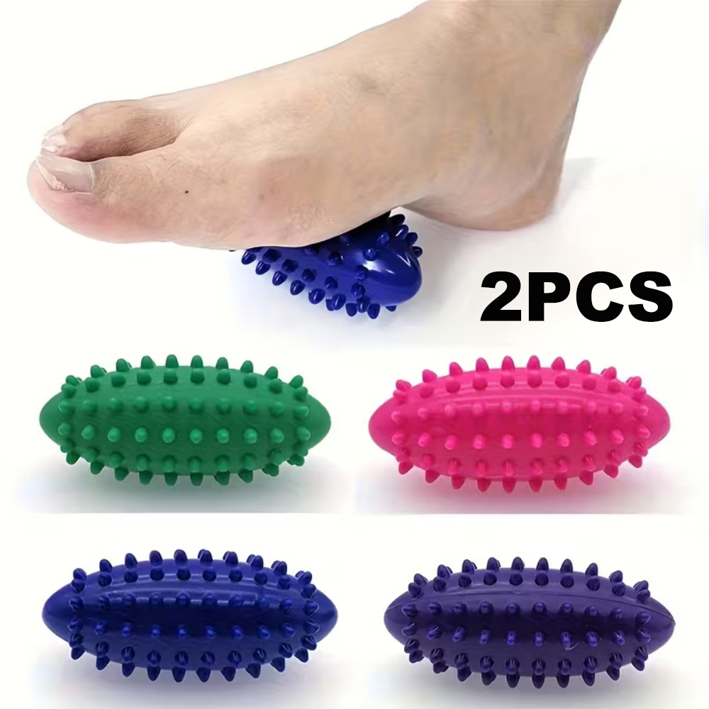 Foot Bath Massager - 2 Pvc Massage Balls, Fascia Release