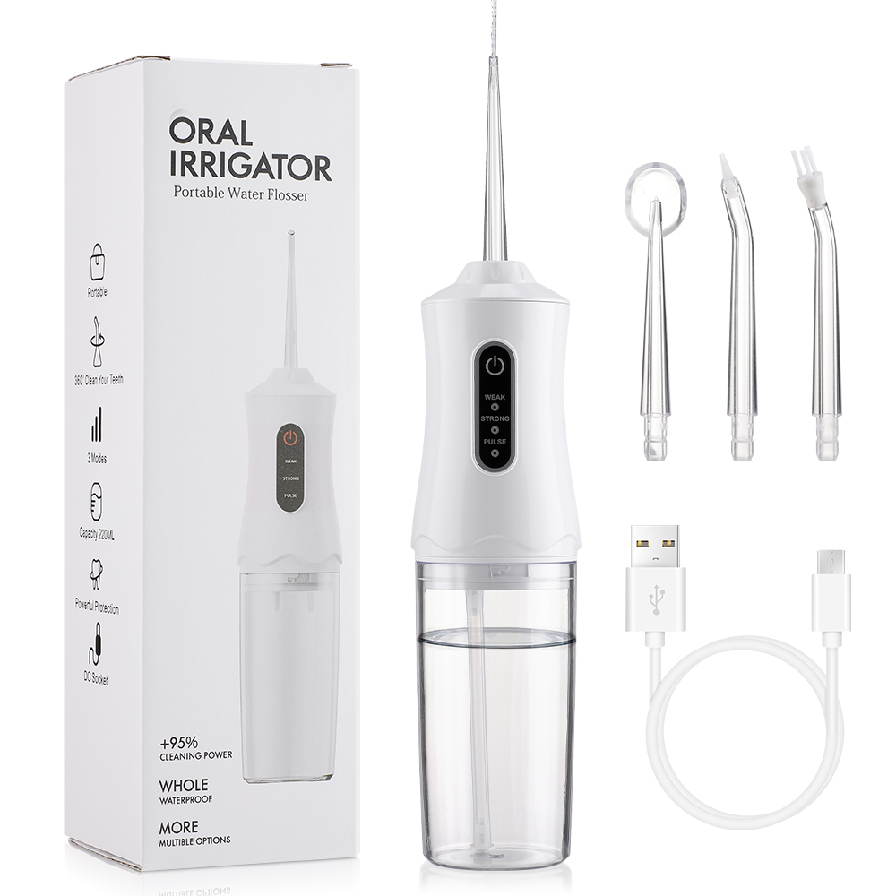 Oral Irrigator Flosser - Portable Water Flosser 3 Modes 1200