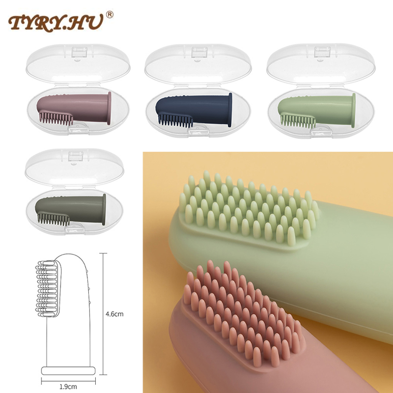 Bé Mềm Mại Ngón Tay Bàn Chải Đ - đánh giá và giá Health Wellness Items