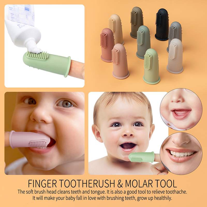 Bé Mềm Mại Ngón Tay Bàn Chải Đ - đánh giá và giá Health Wellness Items