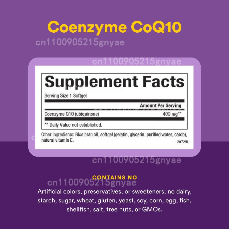 120PCS Coenzyme Q10 Capsules P - đánh giá và giá Health Wellness Food