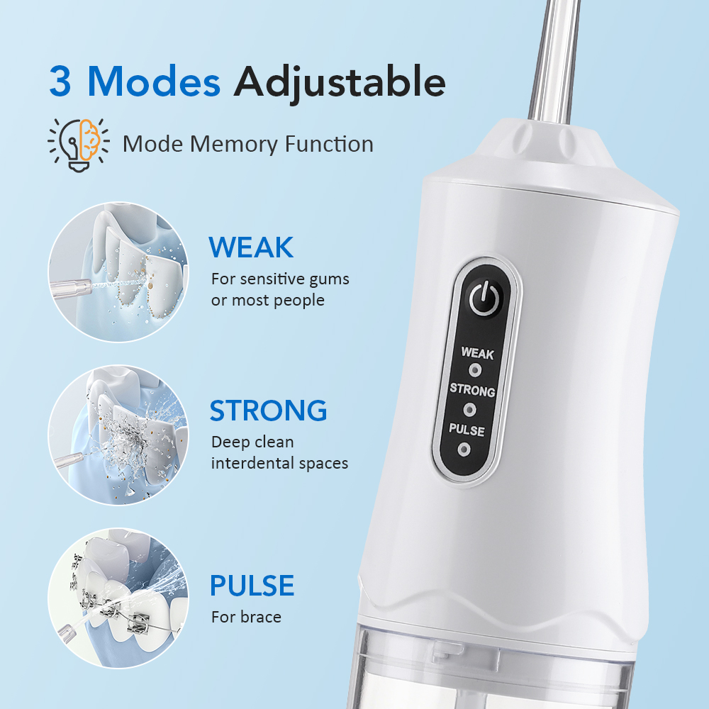 Portable Water Flosser 3 Modes - đánh giá và giá Oral Irrigator Flosser