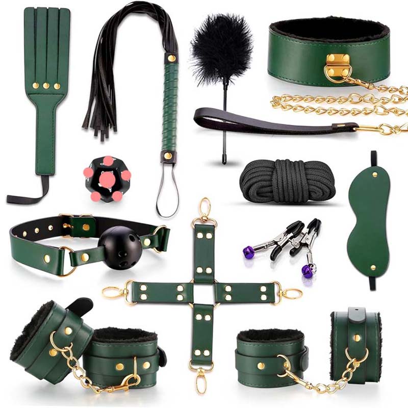 12-Piece Couples BDSM Bondage  - đánh giá và giá Health Wellness Kit