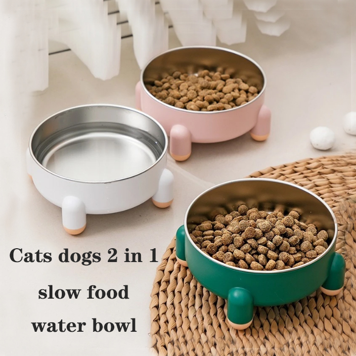 Anti-skid Pet Feeder Bowl Stai - đánh giá và giá Health Wellness Items