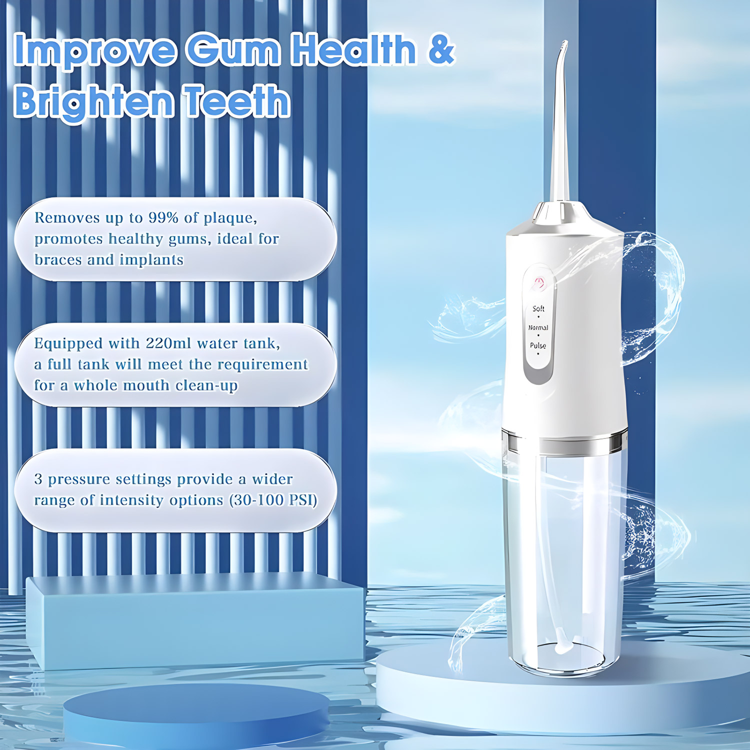 Portable Oral Irrigator USB Re - đánh giá và giá Oral Irrigator Flosser