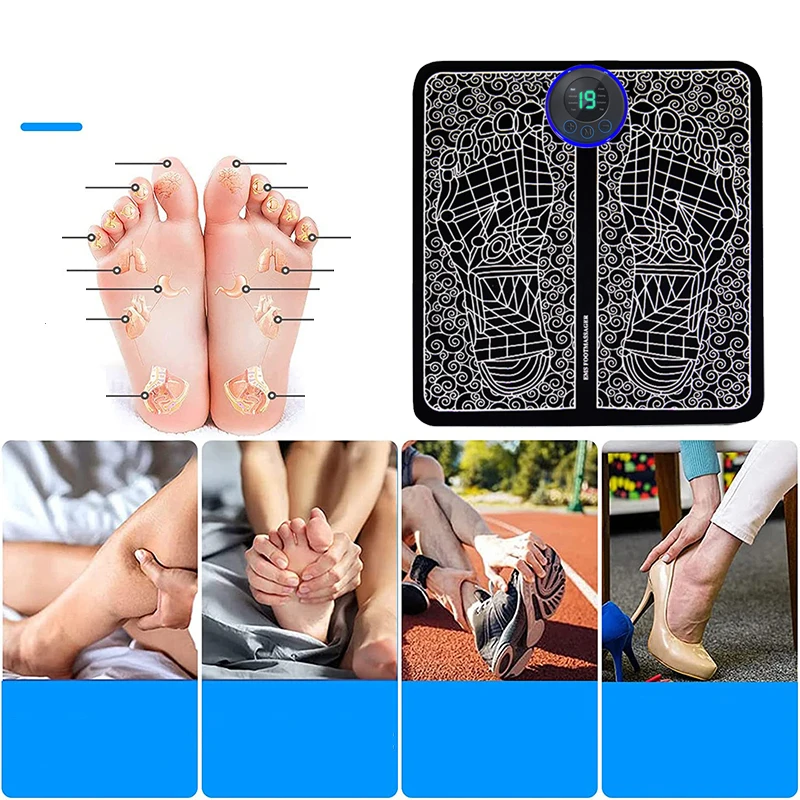 Foot Massger Sole Massage Pad  - đánh giá và giá Foot Bath Massager